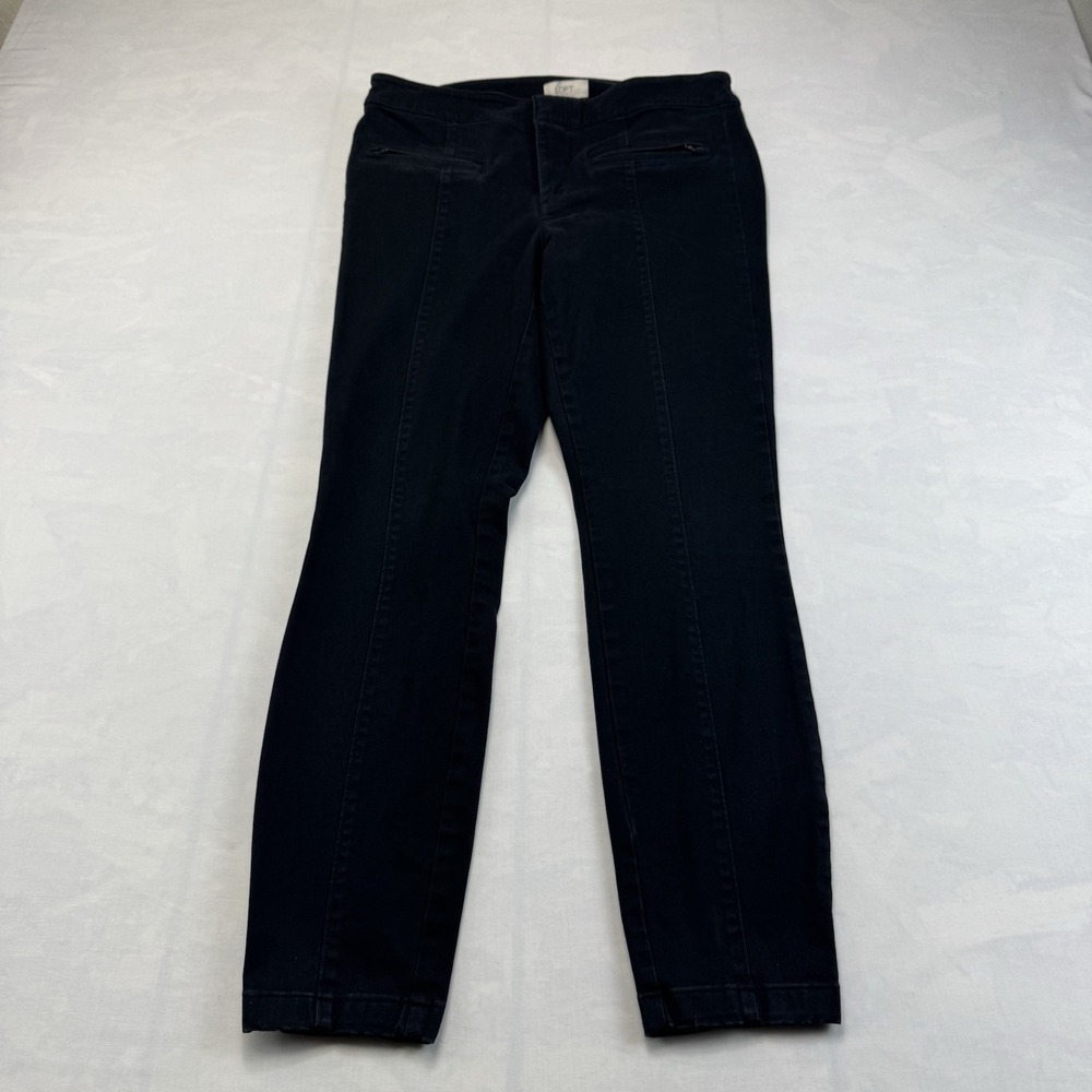 LOFT Modern Skinny Jeans Womens 4 Black Stretch Cotton Blend High Rise Classic